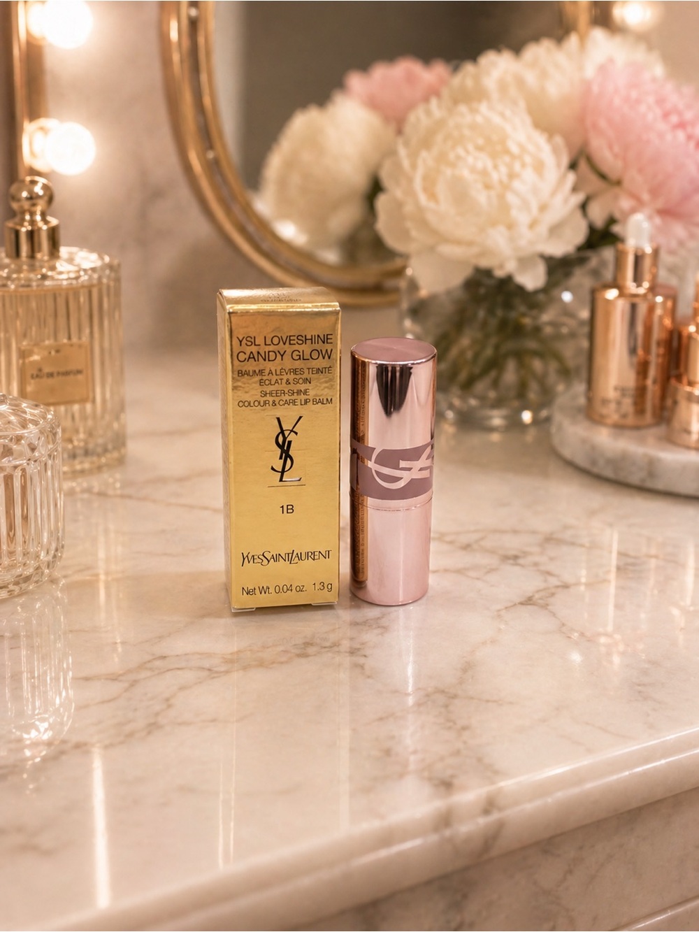 Yves Saint Laurent Loveshine Candy Glow in the shade 1B Pink Sunrise - New Mini